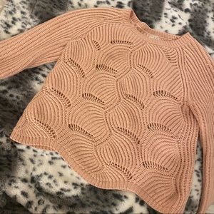 Pink glitter sweater